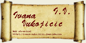 Ivana Vukojičić vizit kartica